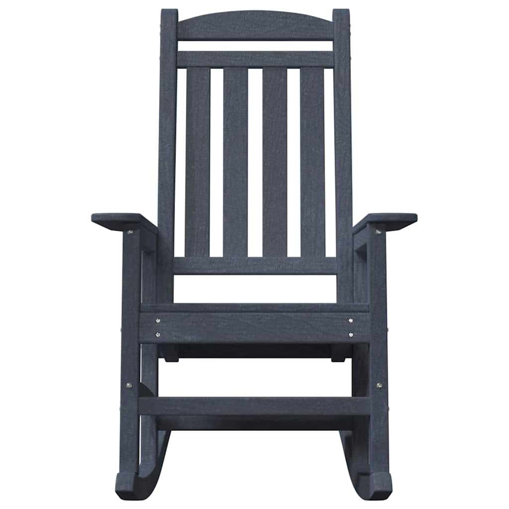 Rocking Chair 2 pcs Navy 92 x 70 x 108 cm Polyethylene