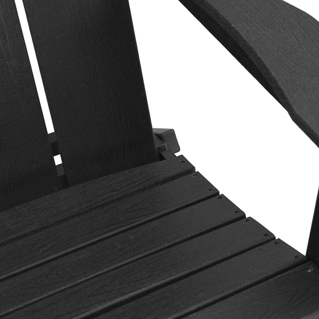 Garden Chair 2 pcs Black 80.5 x 74.5 x 92 cm Polyethylene