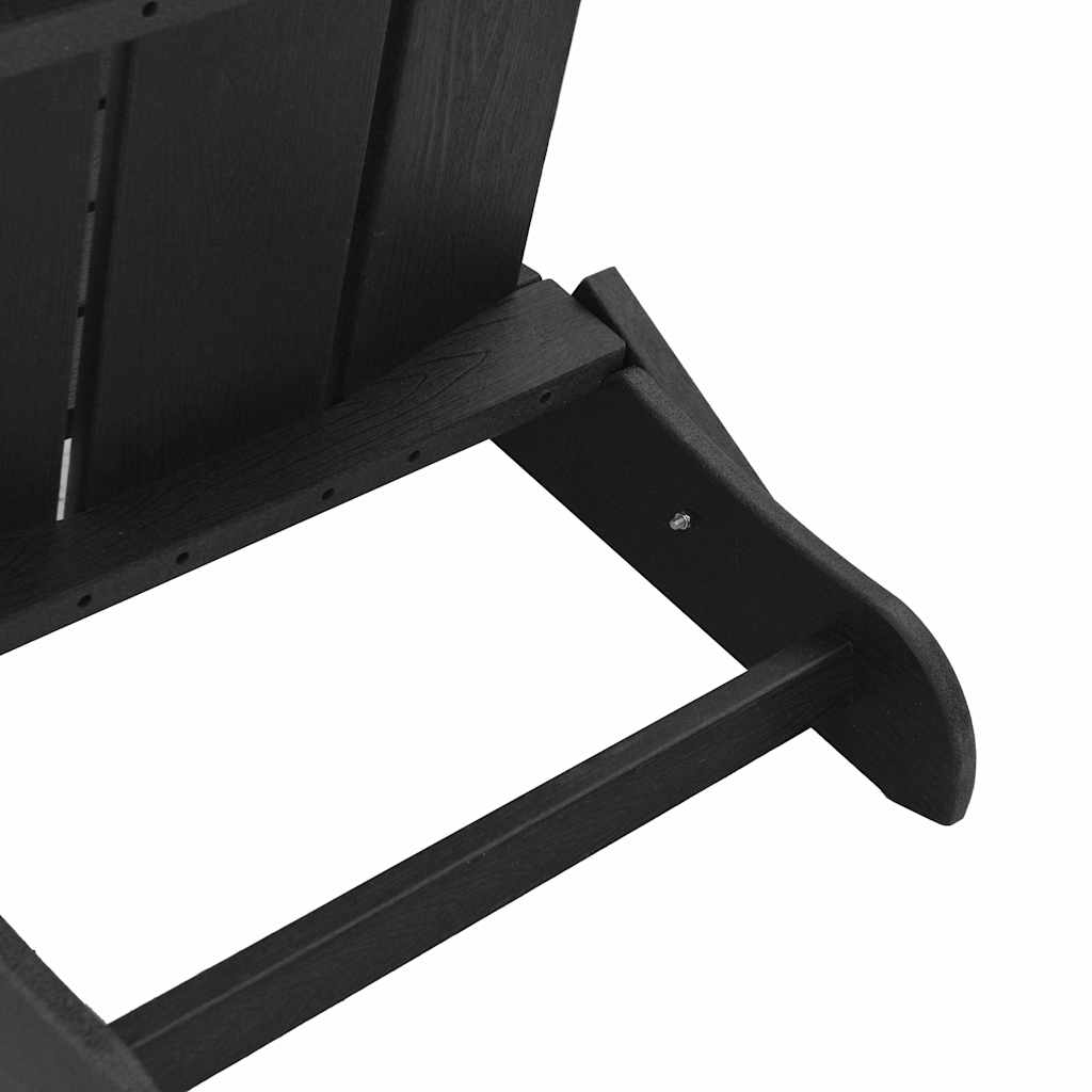 Garden Chair 2 pcs Black 80.5 x 74.5 x 92 cm Polyethylene