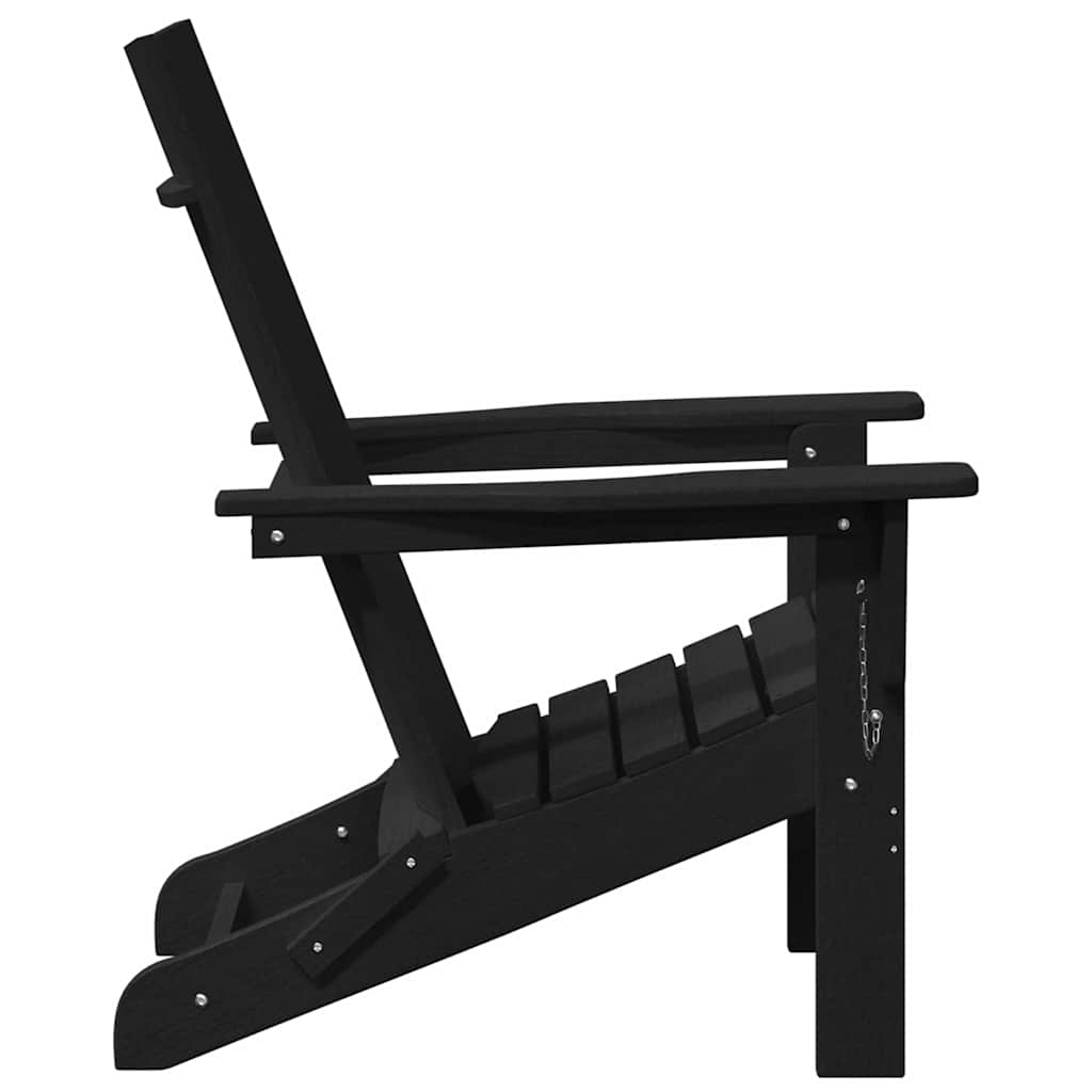 Garden Chair 2 pcs Black 80.5 x 74.5 x 92 cm Polyethylene