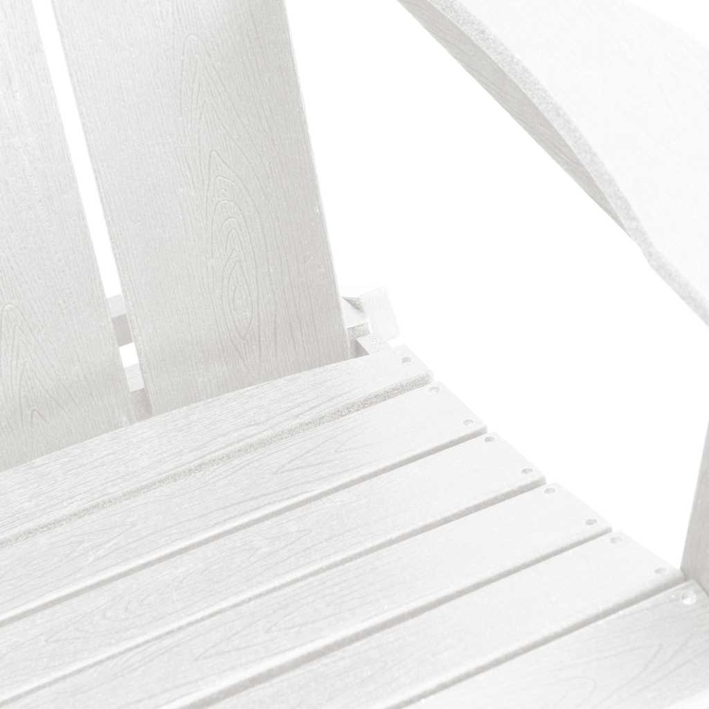 Garden Chair 3 pcs White 80.5 x 74.5 x 92 cm Polyethylene