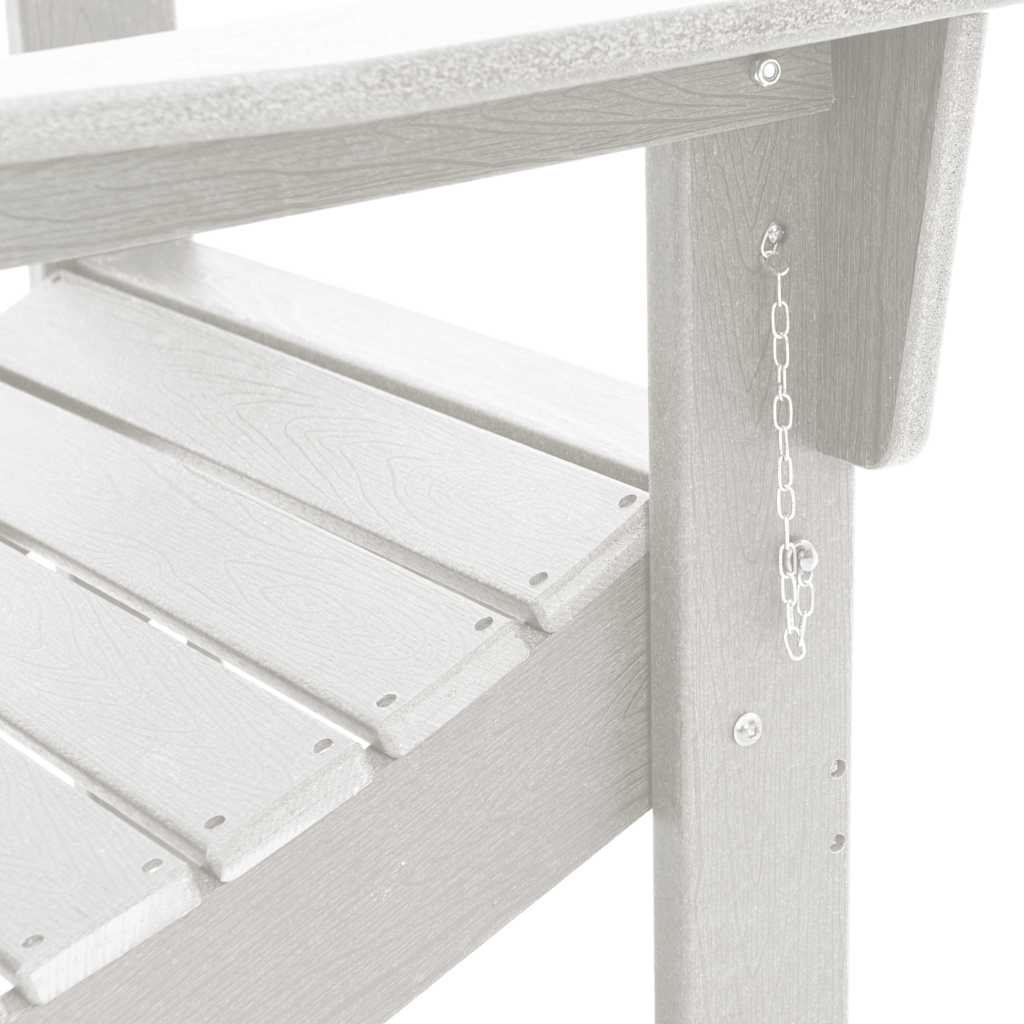 Garden Chair 3 pcs White 80.5 x 74.5 x 92 cm Polyethylene