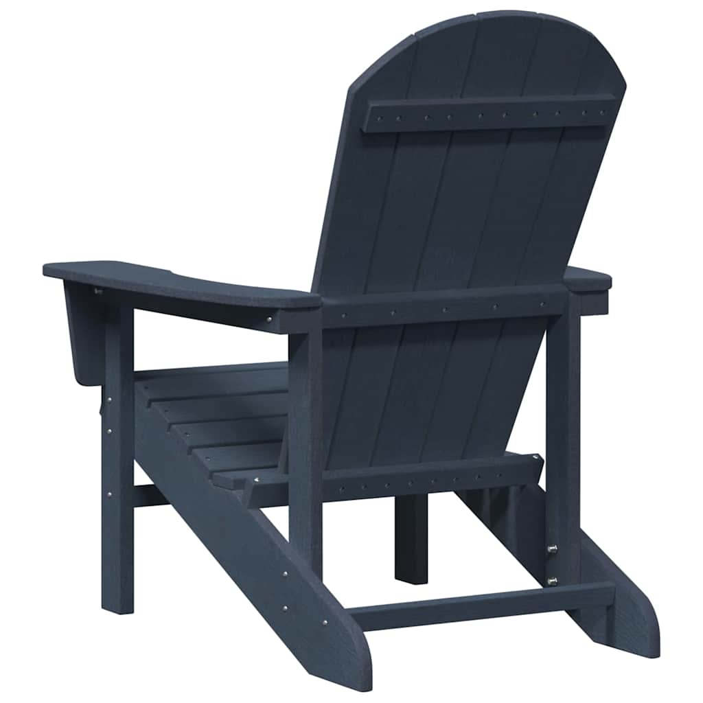 Garden Chair 2 pcs Navy 82 x 74 x 92 cm Polyethylene