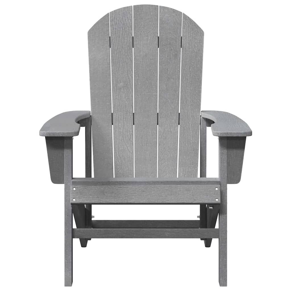 Garden Chair 2 pcs Light Grey 82 x 74 x 92 cm Polyethylene
