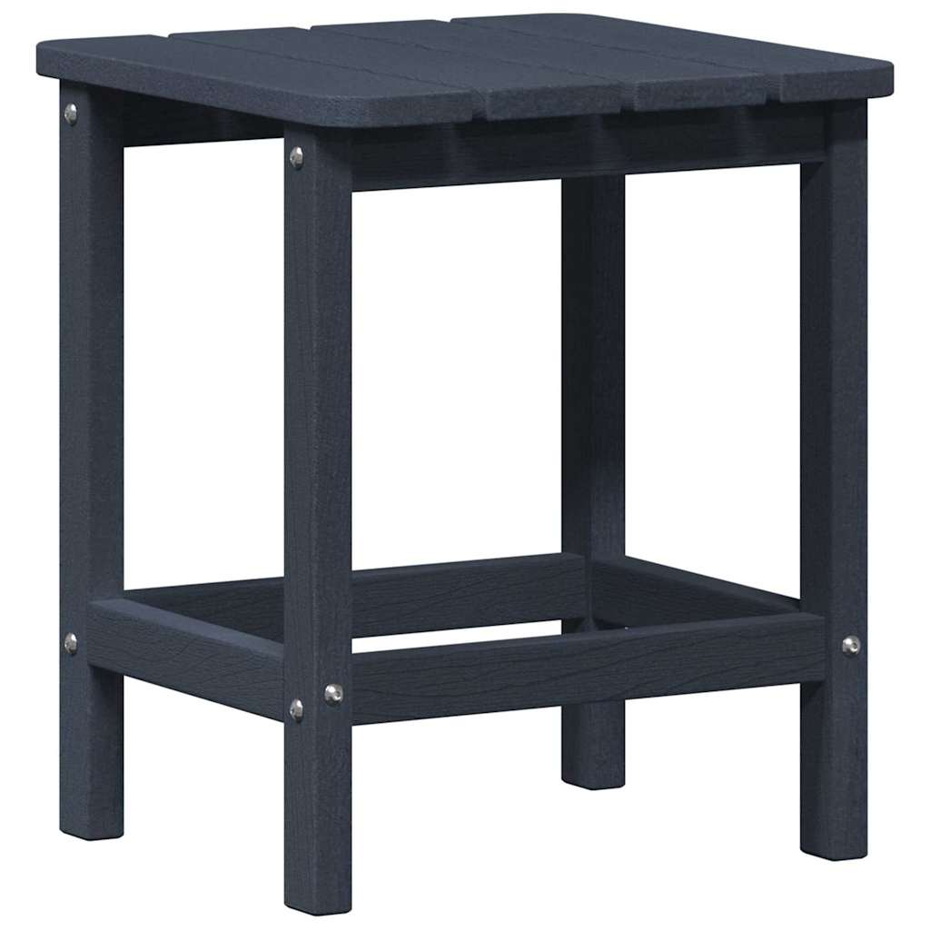 Garden Lounge Set 3 pcs Navy Blue HDPE