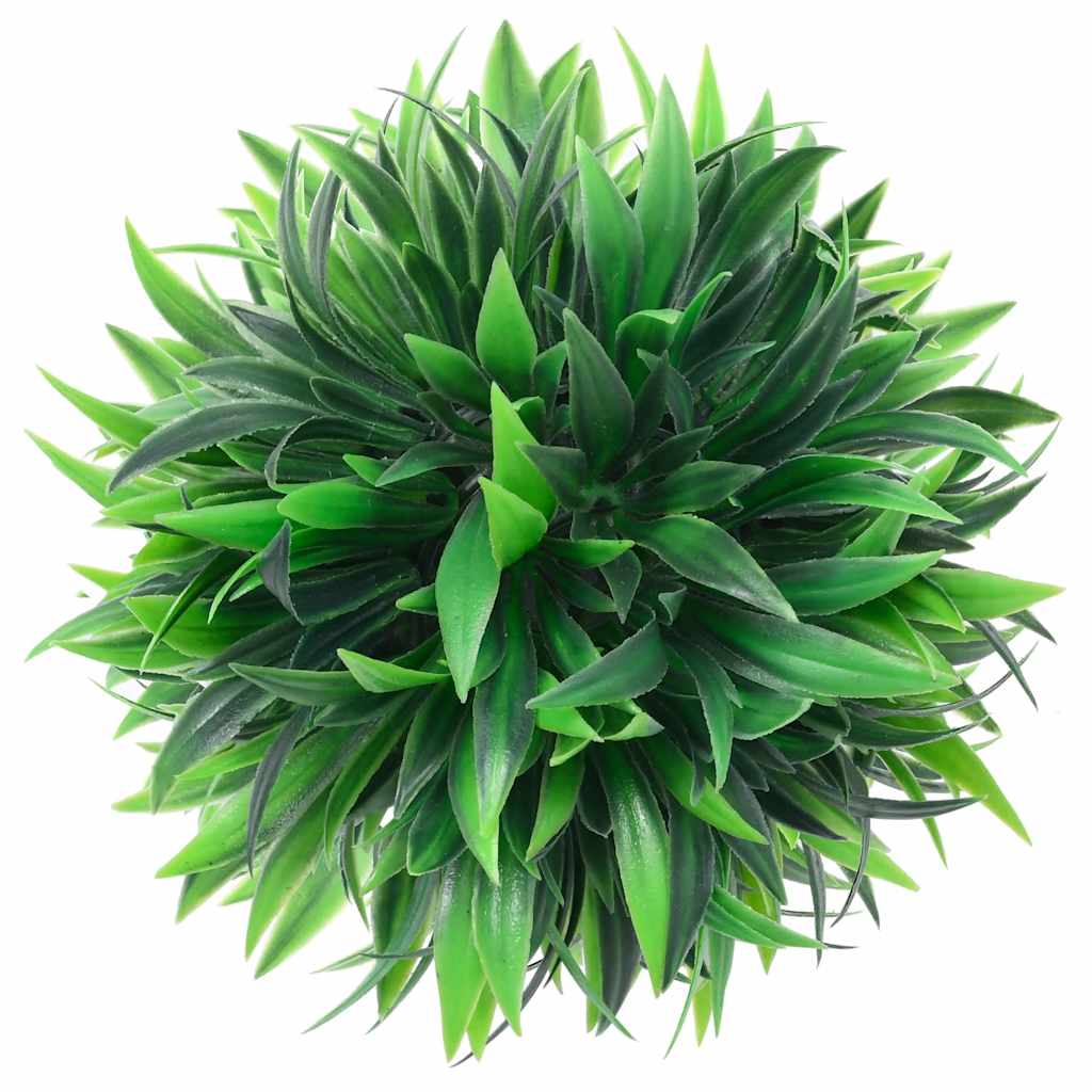Artificial Boxwood Balls with LED Lights 2 pcs Green 20 cm