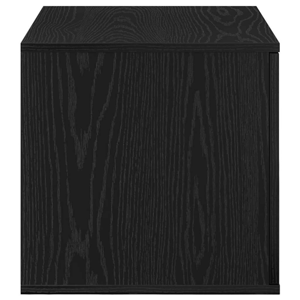 Storage Cabinet 2 pcs Black Oak 127 x 41 x 40 cm