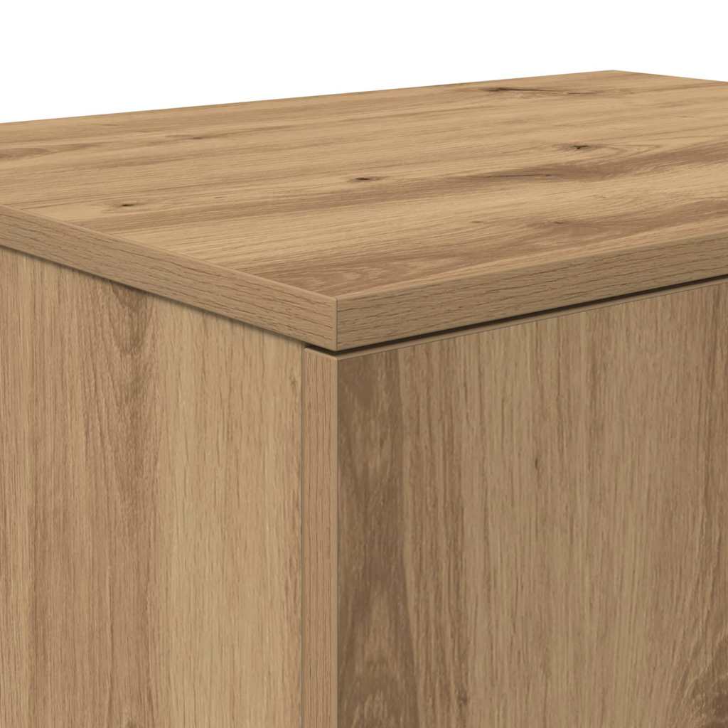 Storage Cabinet 2 pcs Artisan Oak 127 x 41 x 40 cm