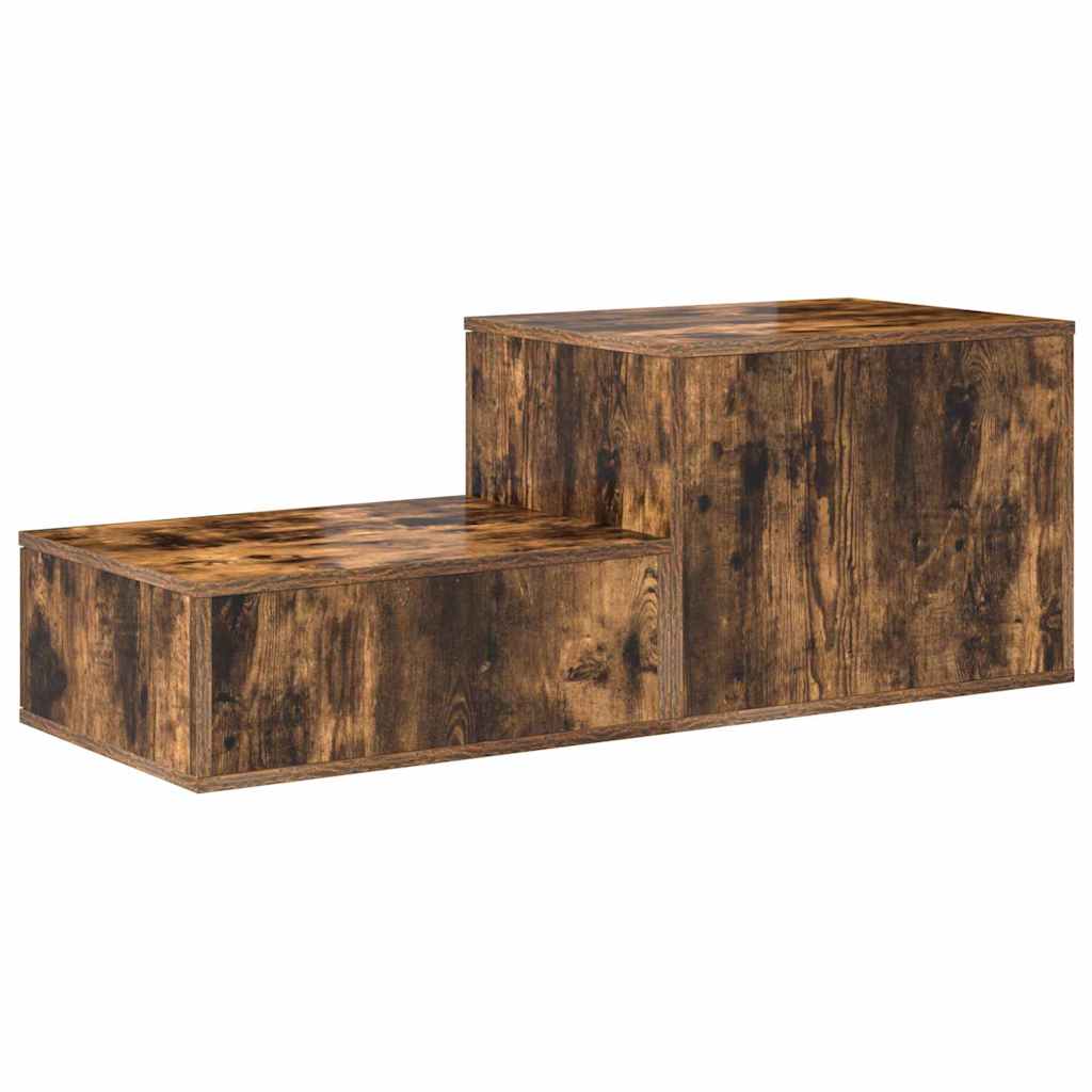 Storage Cabinet 2 pcs Smoked Oak 118 x 41 x 40 cm