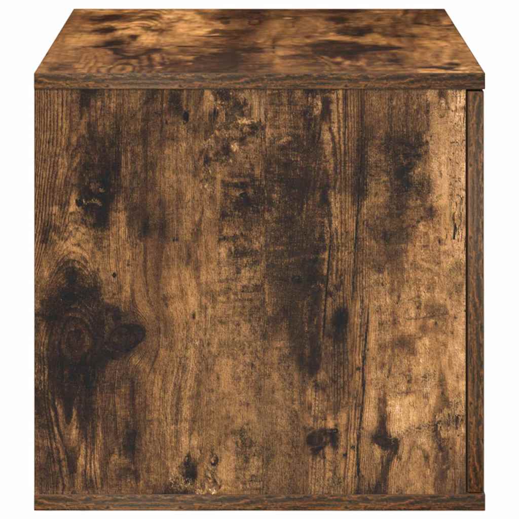 Storage Cabinet 2 pcs Smoked Oak 118 x 41 x 40 cm