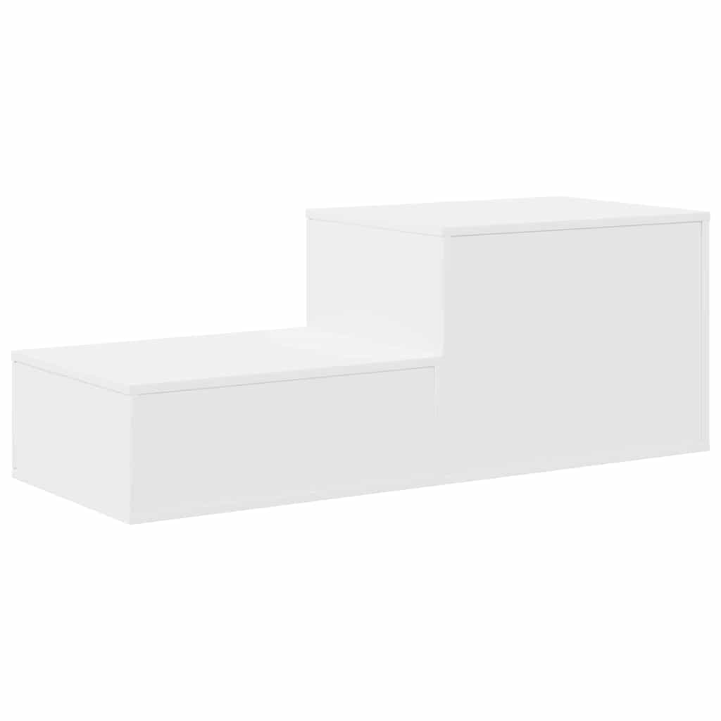 Storage Cabinet 2 pcs White 108 x 41 x 40 cm Engineered Wood