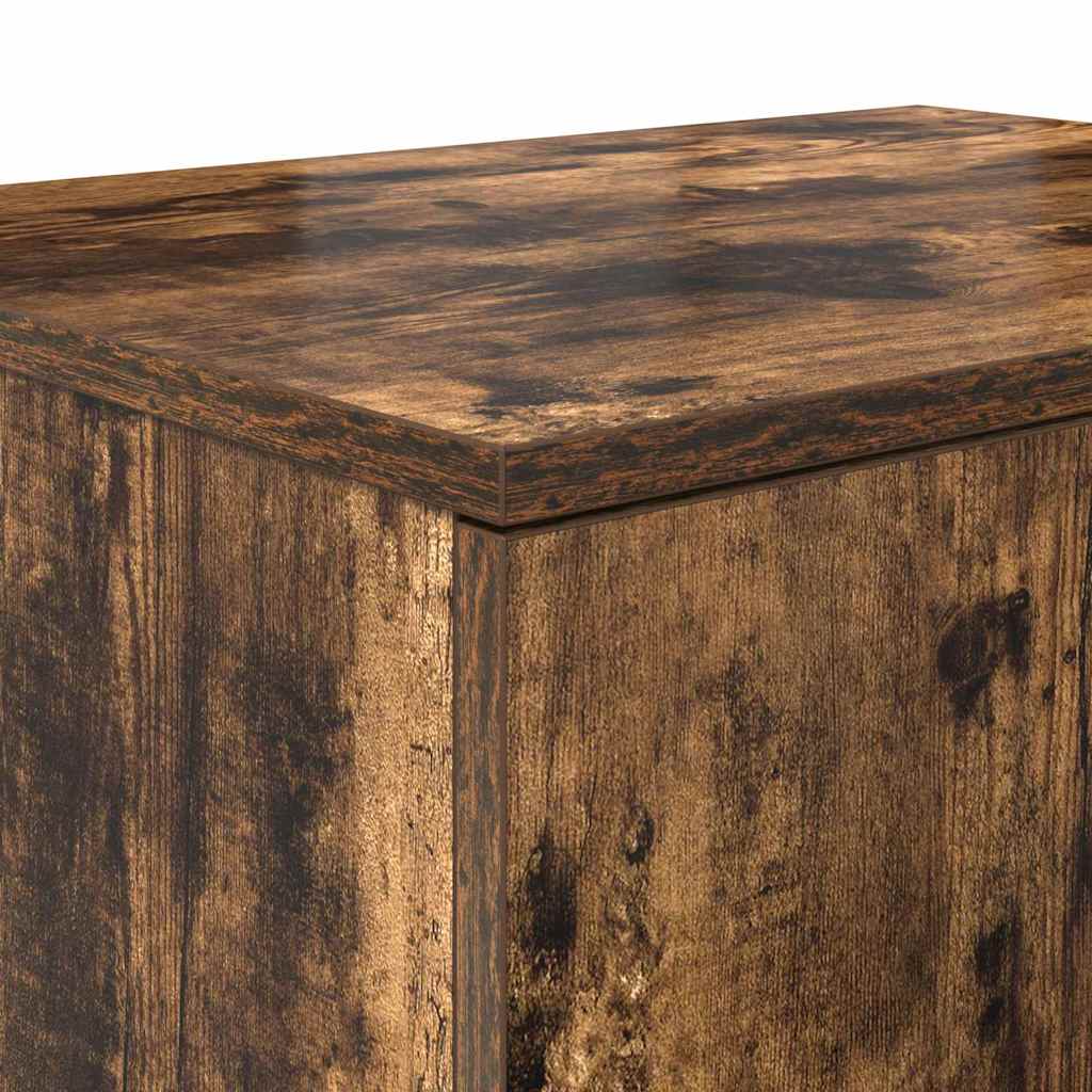 Storage Cabinet 2 pcs Smoked Oak 108 x 41 x 40 cm