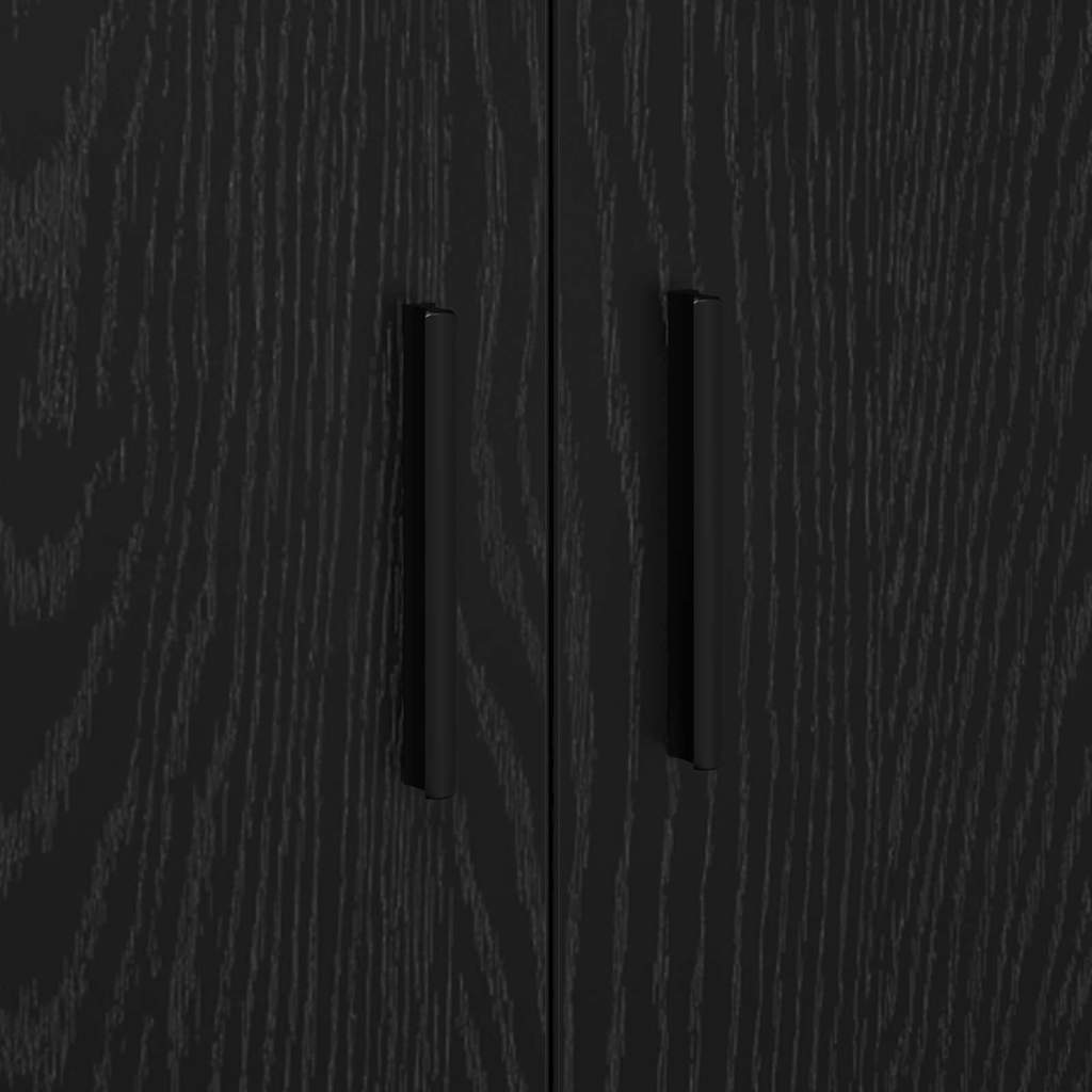 Storage Cabinet 2 pcs Black Oak 103 x 41 x 40 cm