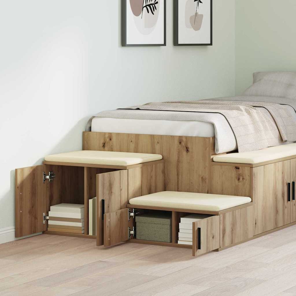 Storage Cabinet 2 pcs Artisan Oak 103 x 41 x 40 cm