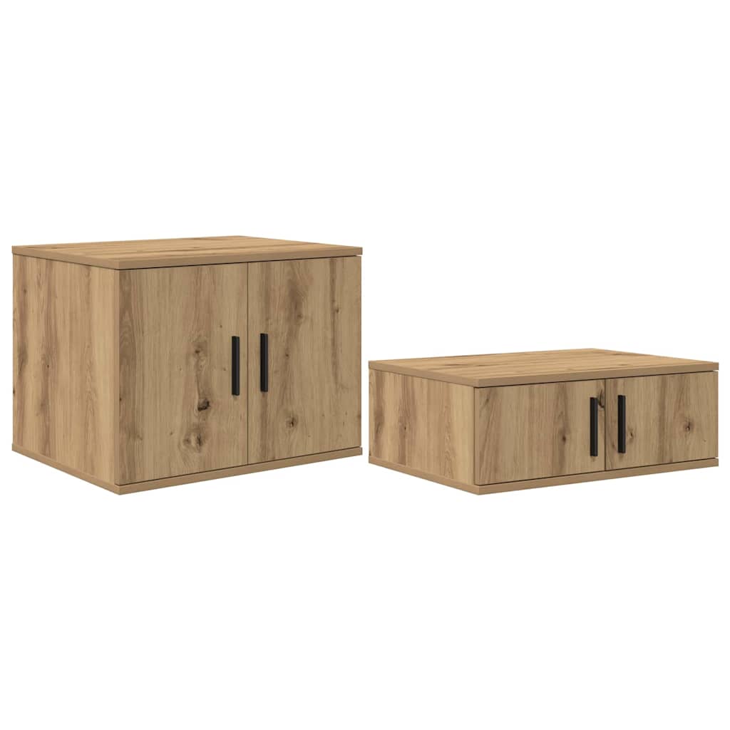Storage Cabinet 2 pcs Artisan Oak 103 x 41 x 40 cm