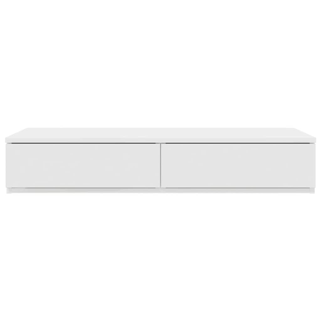 Bed Drawers White 100 x 36.5 x 16.5 cm Engineered Wood