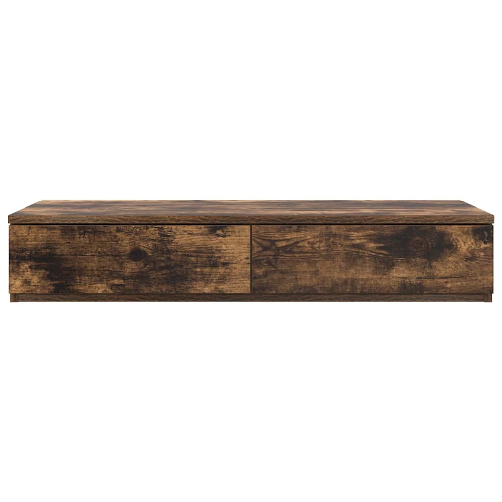 Bed Drawers Smoked Oak 100 x 36.5 x 16.5 cm Engineered Wood