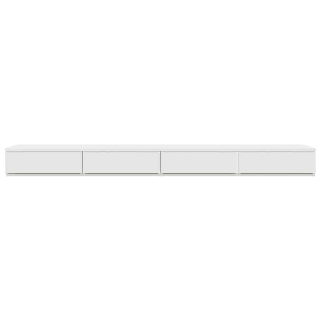 Bed Drawers White 200 x 36.5 x 16.5 cm Engineered Wood