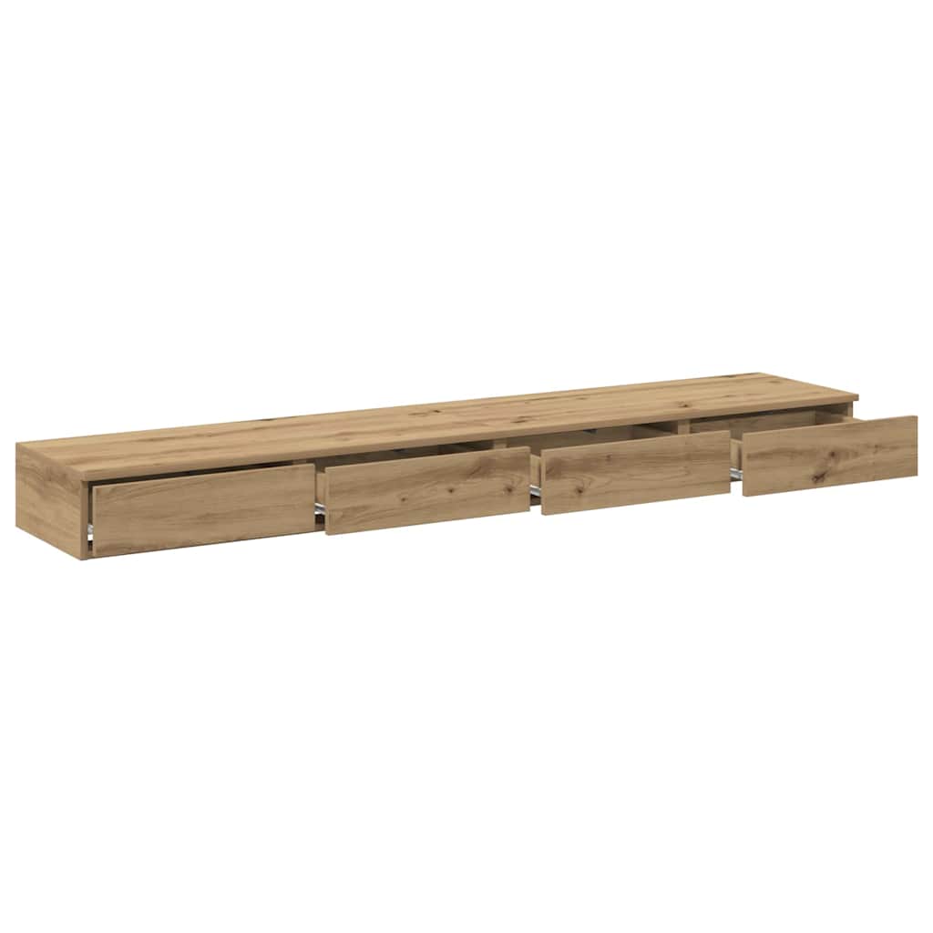 Bed Drawers Artisan Oak 200 x 36.5 x 16.5 cm Engineered Wood