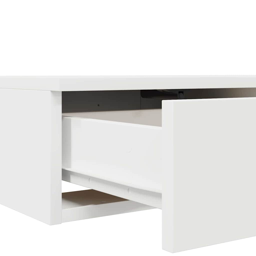 Bed Drawers White 80 x 36.5 x 16.5 cm Engineered Wood