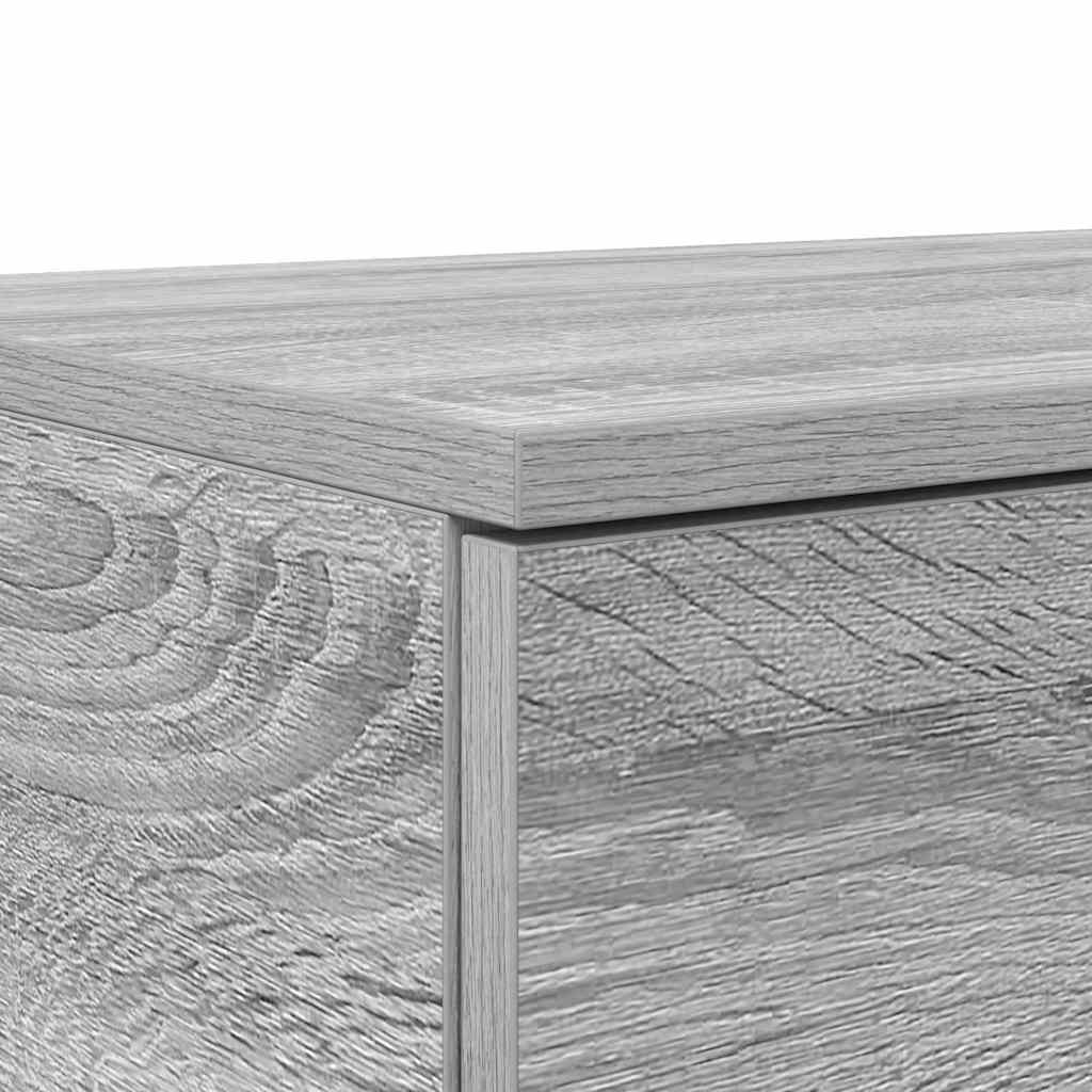 Bed Drawers Grey Sonoma 80 x 36.5 x 16.5 cm Engineered Wood