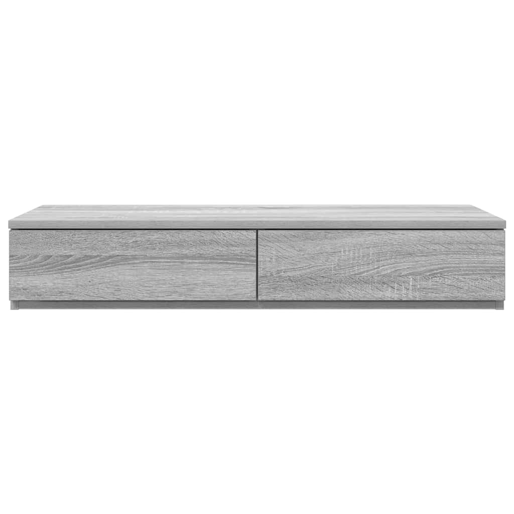 Bed Drawers Grey Sonoma 80 x 36.5 x 16.5 cm Engineered Wood