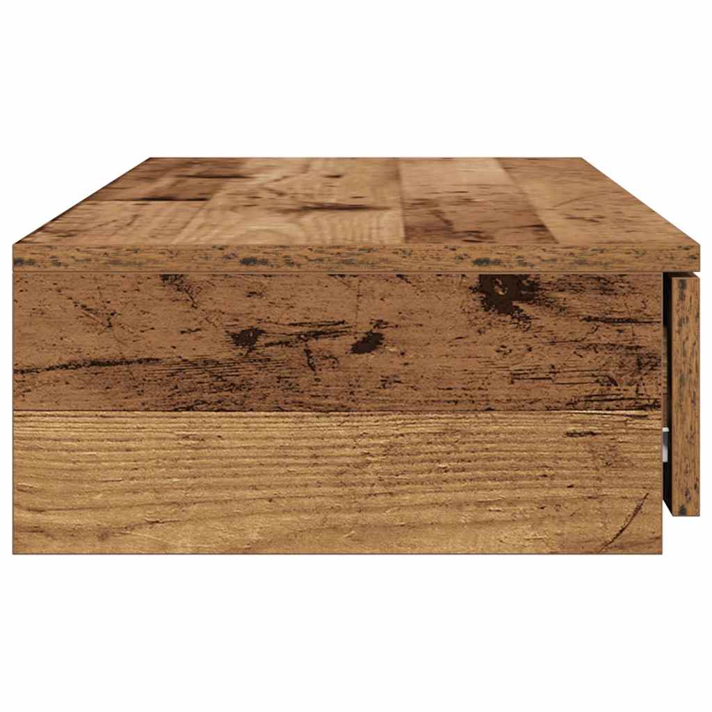 Bed Drawers Old Wood 80 x 36.5 x 16.5 cm Engineered Wood
