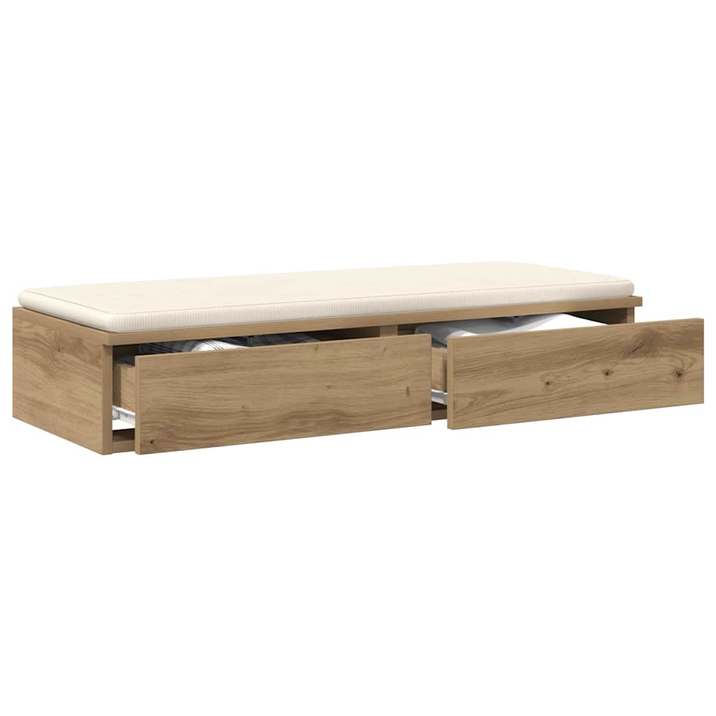 Bed Drawers Artisan Oak 90 x 36.5 x 16.5 cm Engineered Wood