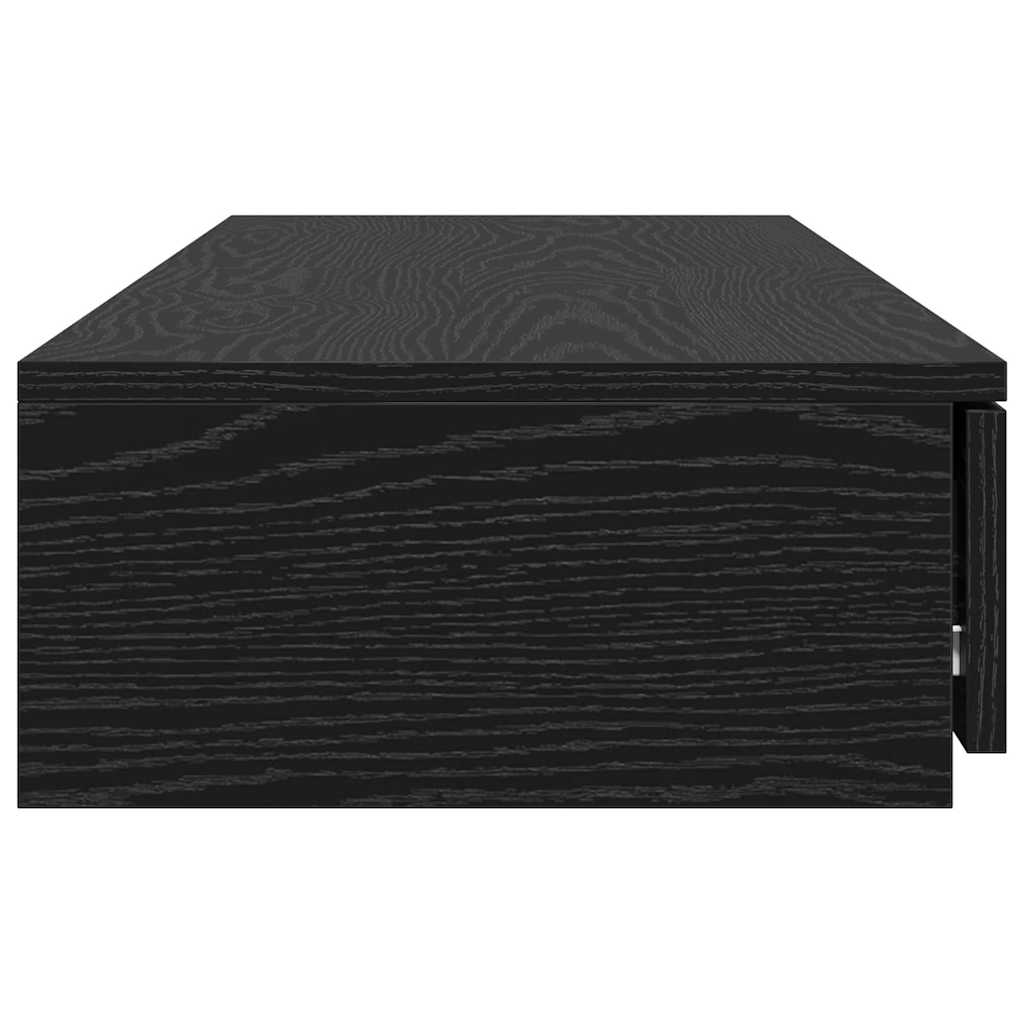 Bed Drawers Black Oak 120 x 36.5 x 16.5 cm Engineered Wood