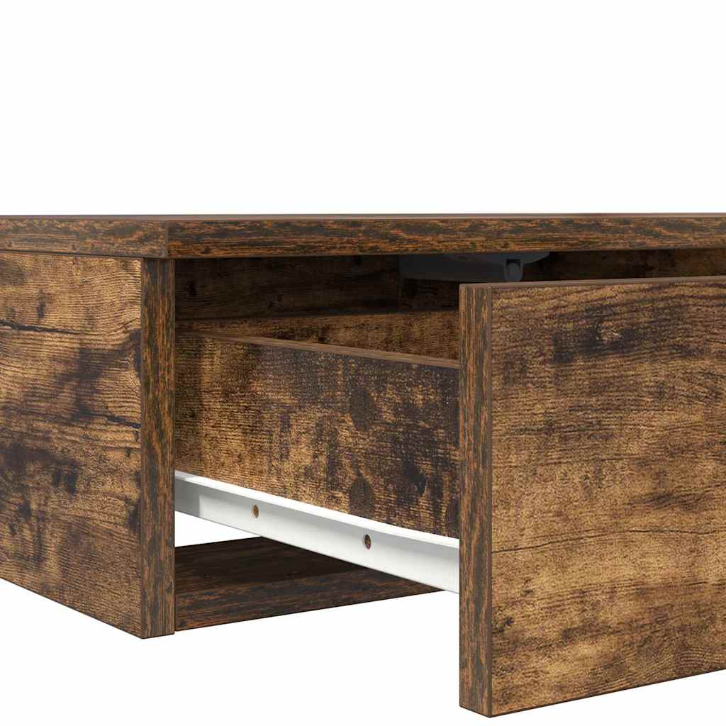 Bed Drawers Smoked Oak 120 x 36.5 x 16.5 cm Engineered Wood