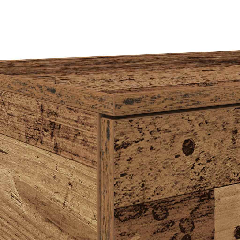 Bed Drawers Old Wood 120 x 36.5 x 16.5 cm Engineered Wood