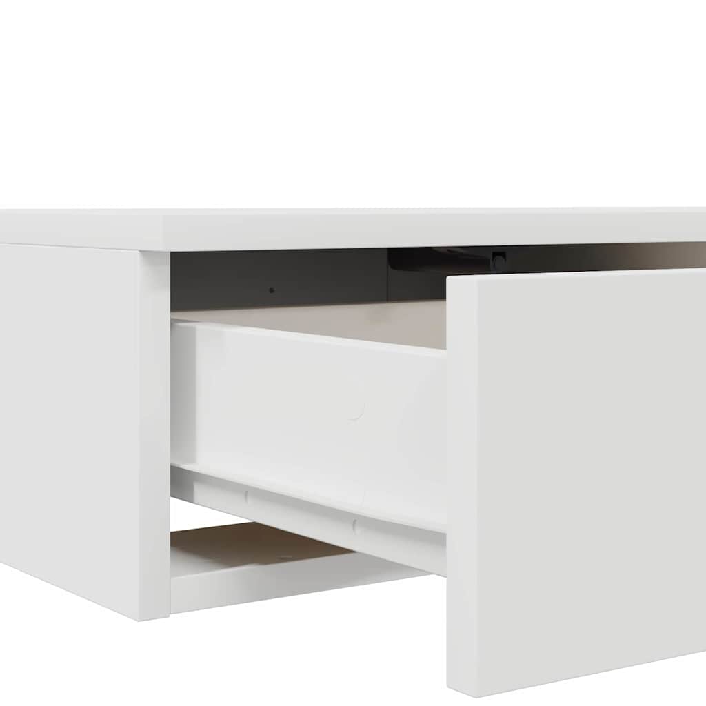 Bed Drawers White 140 x 36.5 x 16.5 cm Engineered Wood