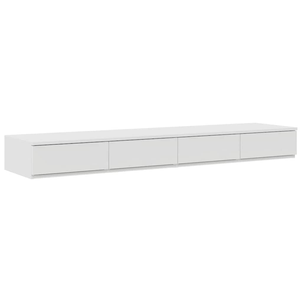Bed Drawers White 140 x 36.5 x 16.5 cm Engineered Wood