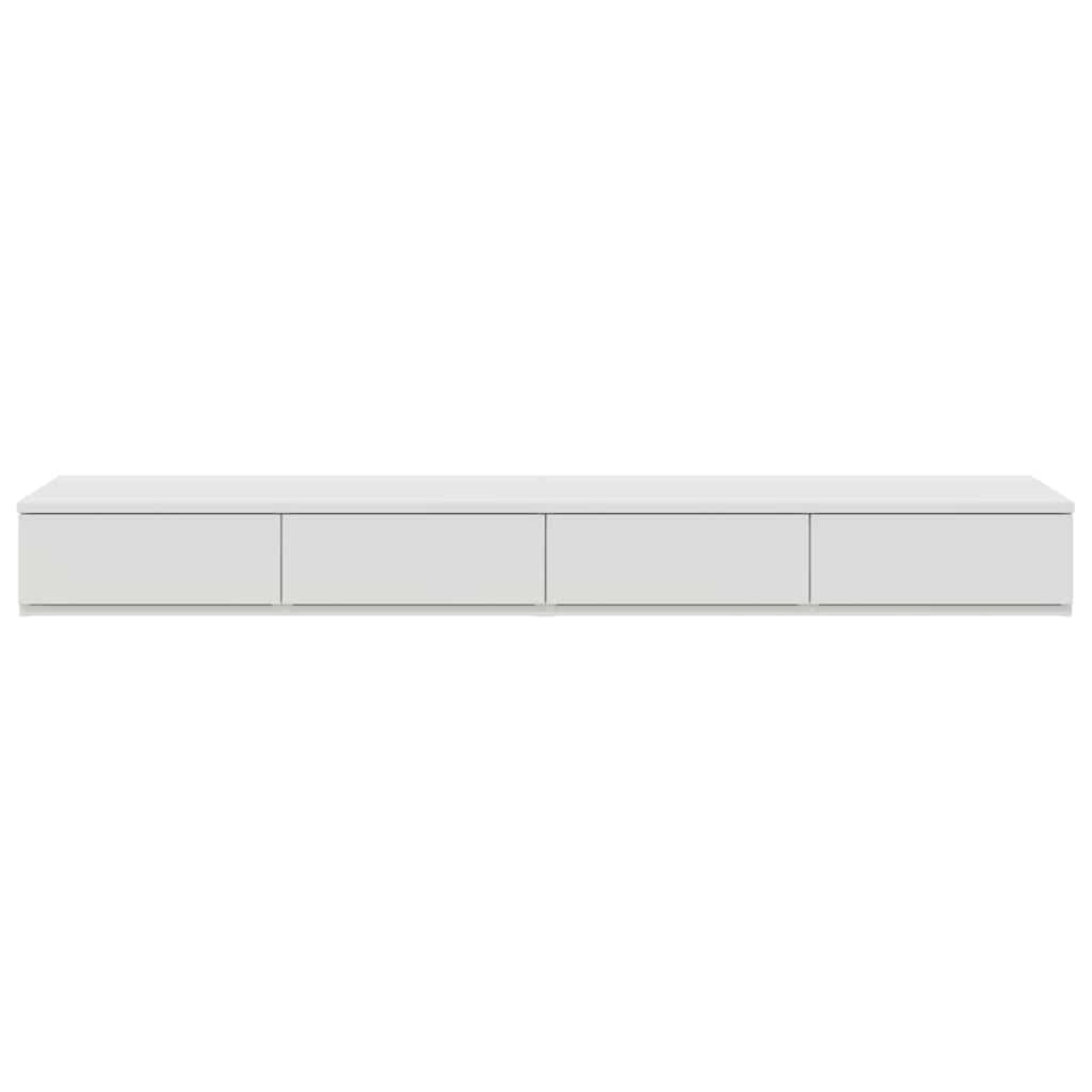 Bed Drawers White 140 x 36.5 x 16.5 cm Engineered Wood