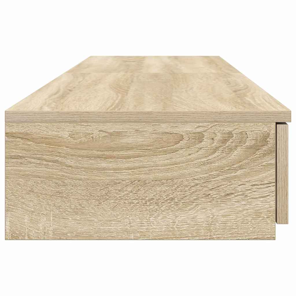 Bed Drawers Sonoma Oak 140 x 36.5 x 16.5 cm Engineered Wood