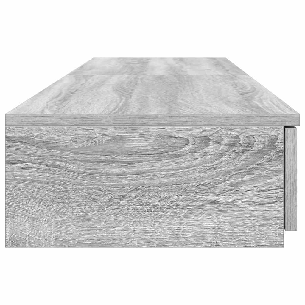 Bed Drawers Grey Sonoma 150 x 36.5 x 16.5 cm Engineered Wood