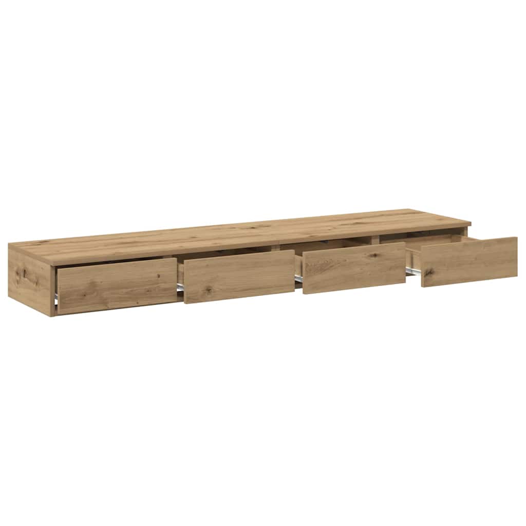 Bed Drawers Artisan Oak 150 x 36.5 x 16.5 cm Engineered Wood