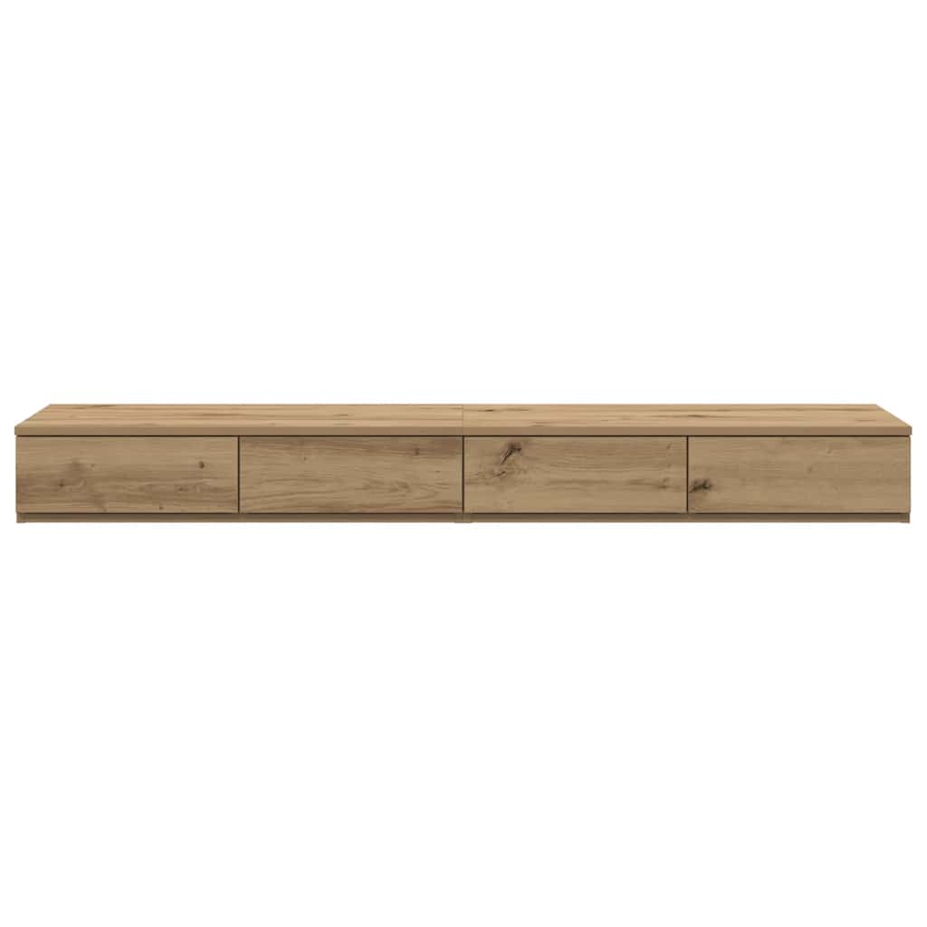 Bed Drawers Artisan Oak 150 x 36.5 x 16.5 cm Engineered Wood