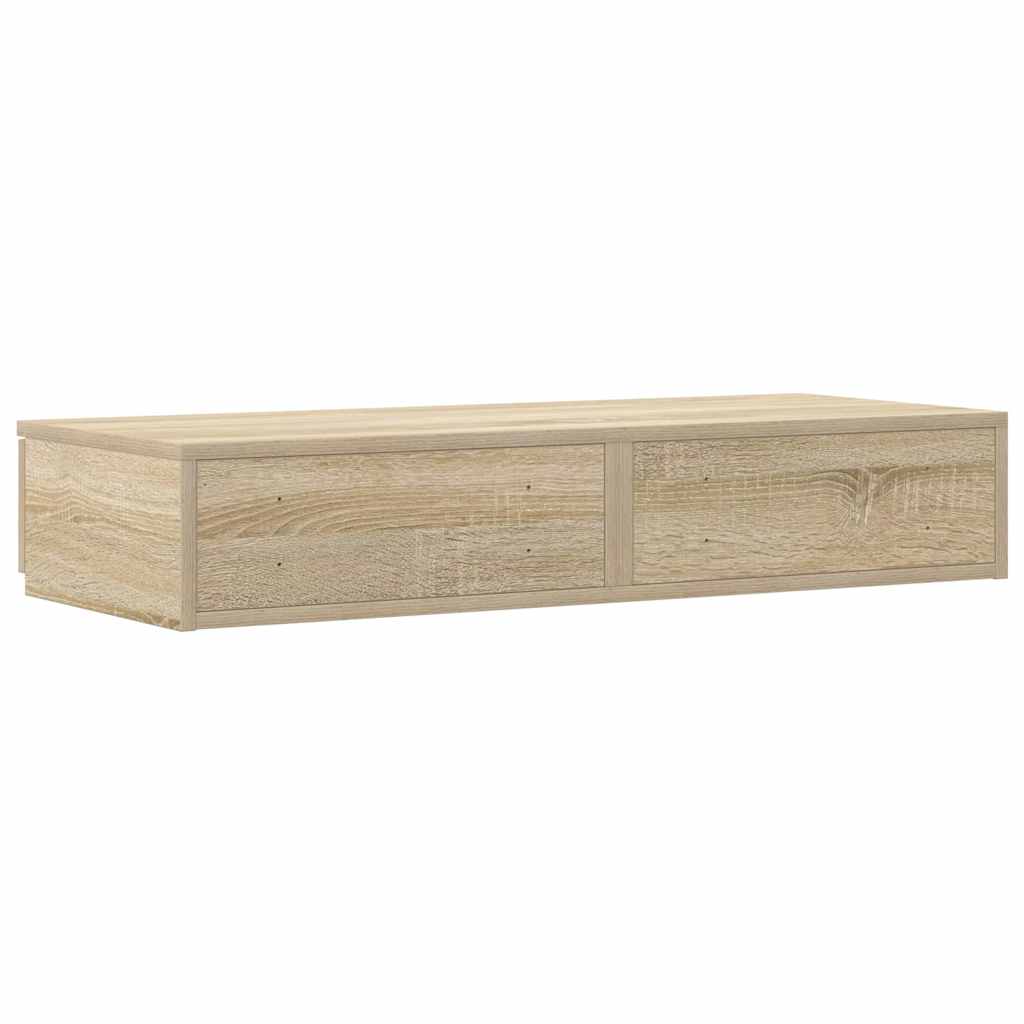 Bed Drawers Sonoma Oak 75 x 36.5 x 16.5 cm Engineered Wood