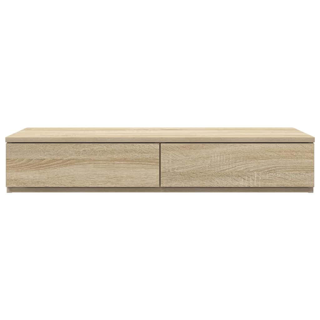 Bed Drawers Sonoma Oak 75 x 36.5 x 16.5 cm Engineered Wood