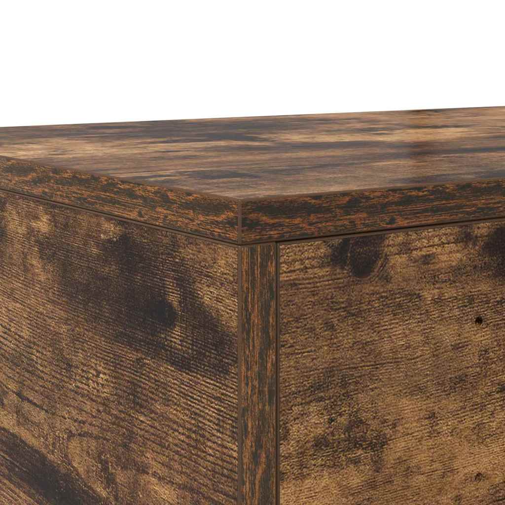 Bed Drawers Smoked Oak 75 x 36.5 x 16.5 cm Engineered Wood