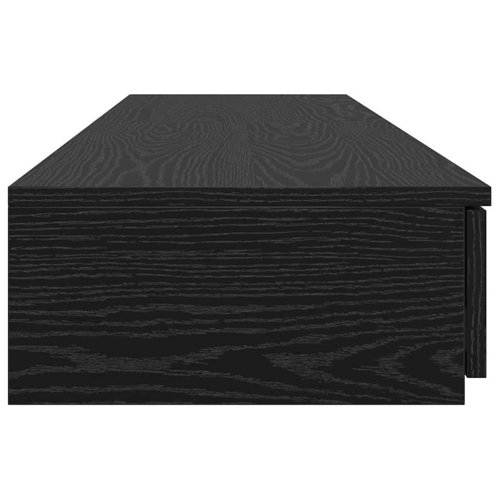 Bed Drawers Black Oak 160 x 36.5 x 16.5 cm Engineered Wood