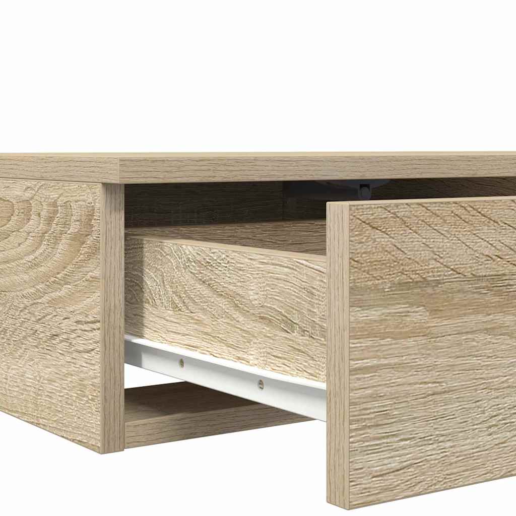 Bed Drawers Sonoma Oak 180 x 36.5 x 16.5 cm Engineered Wood