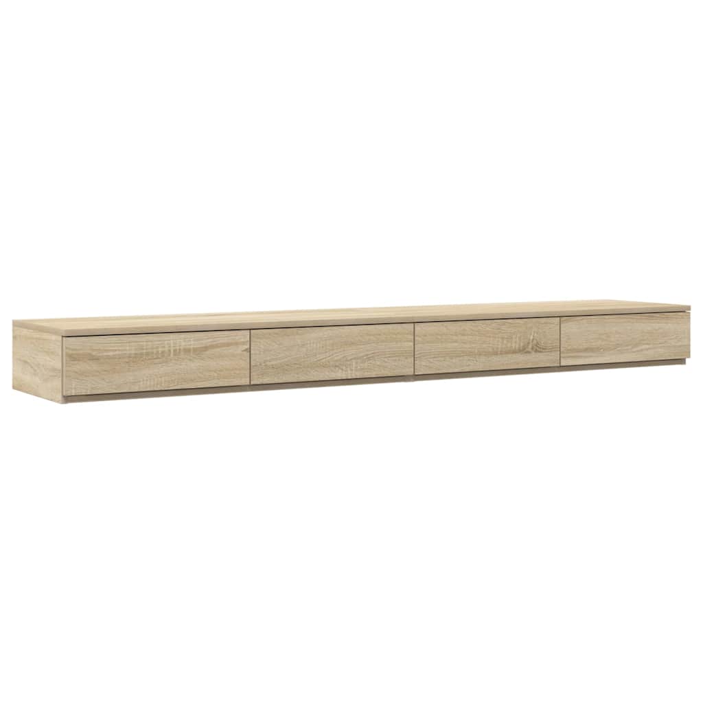 Bed Drawers Sonoma Oak 180 x 36.5 x 16.5 cm Engineered Wood