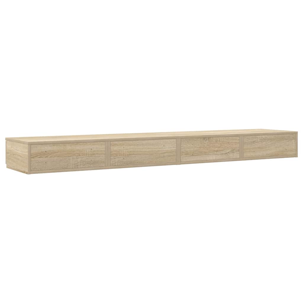 Bed Drawers Sonoma Oak 180 x 36.5 x 16.5 cm Engineered Wood