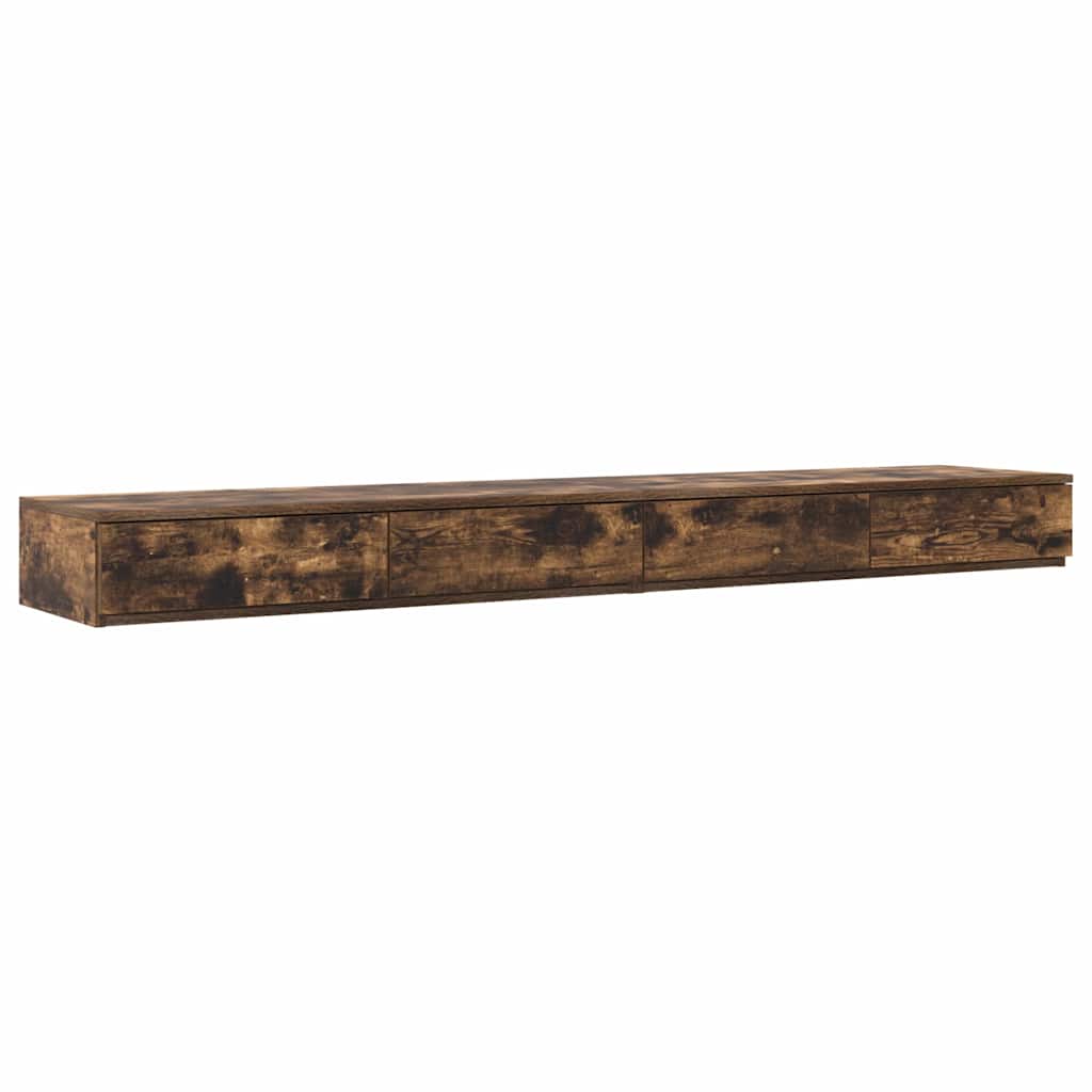 Bed Drawers Smoked Oak 180 x 36.5 x 16.5 cm Engineered Wood