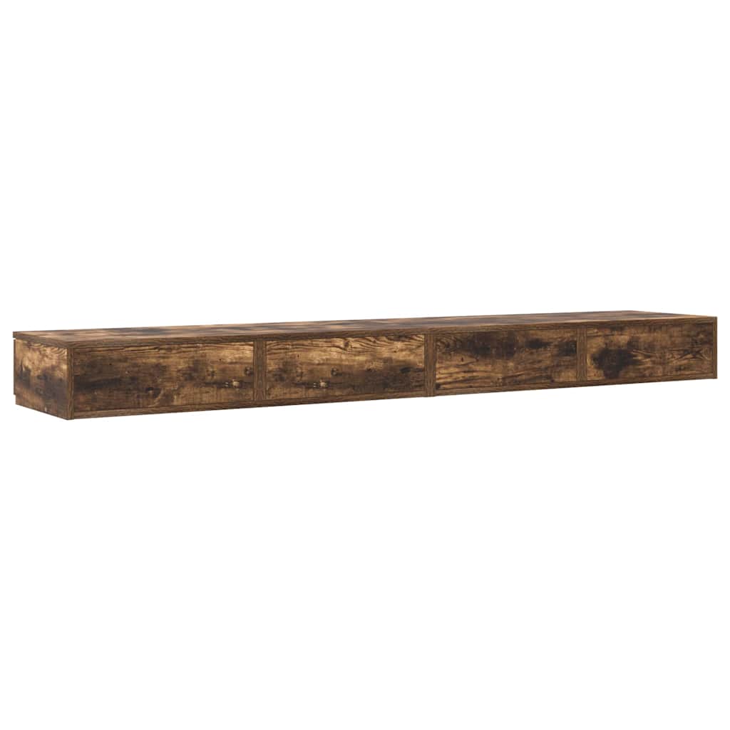 Bed Drawers Smoked Oak 180 x 36.5 x 16.5 cm Engineered Wood