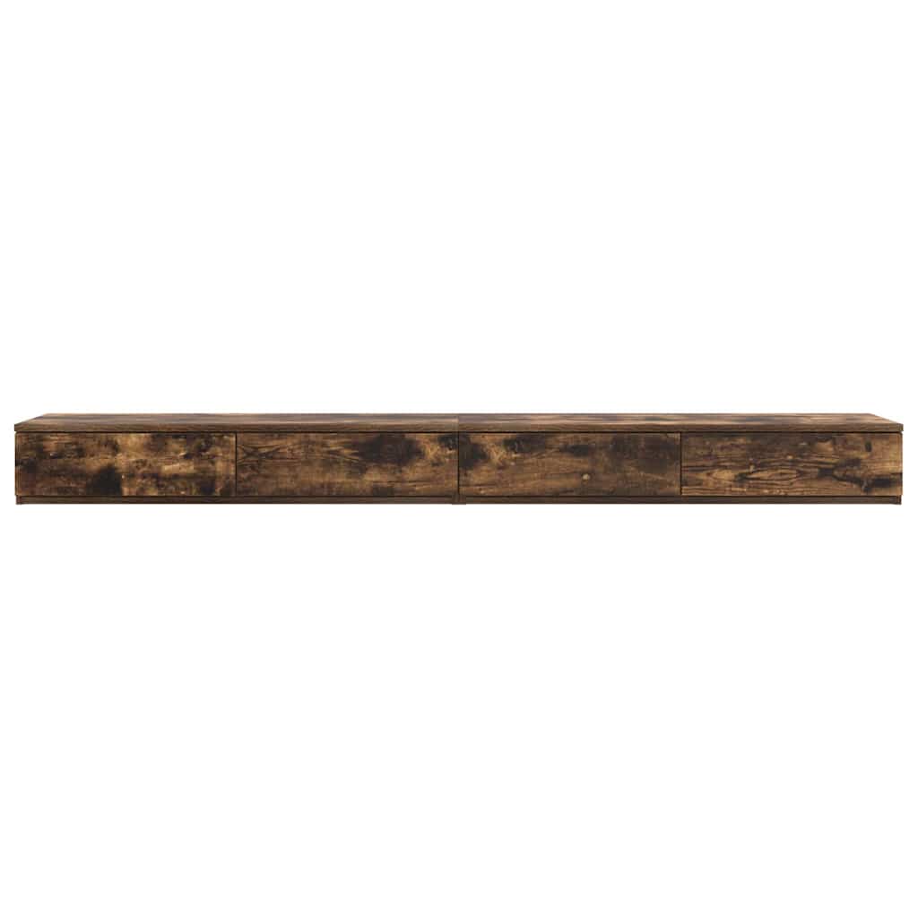 Bed Drawers Smoked Oak 180 x 36.5 x 16.5 cm Engineered Wood