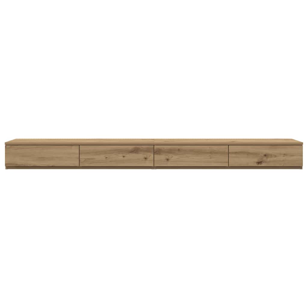 Bed Drawers Artisan Oak 180 x 36.5 x 16.5 cm Engineered Wood