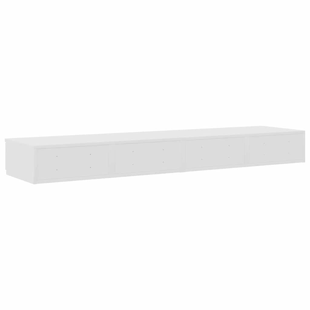 Bed Drawers White 135 x 36.5 x 16.5 cm Engineered Wood